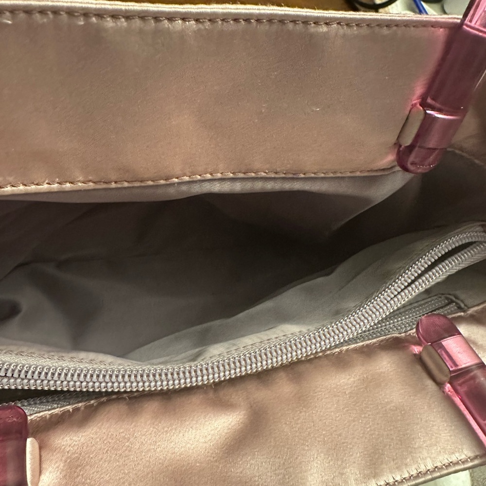 Prada satin tote with duster bag - Picture 4 of 7
